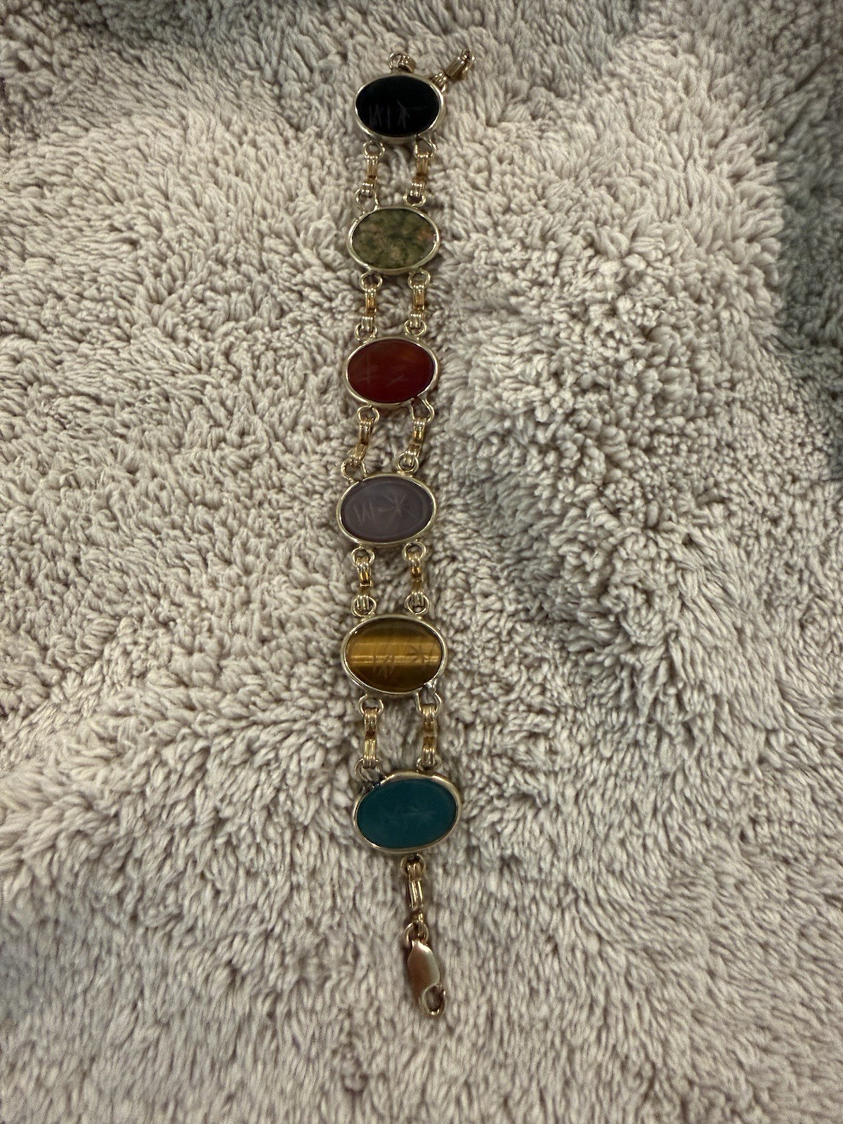 Vintage 1/20 14 K Scarub Bracelet