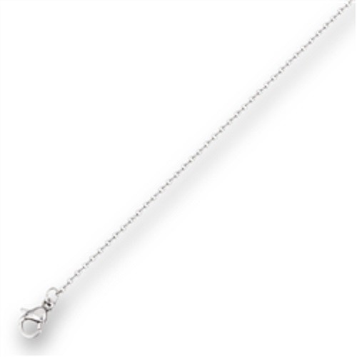 STAINLESS STEEL 1.5mm ROUND Cable CHAIN 16 Inches