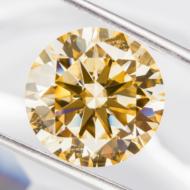 Multicolor 0.5-10ct Round Cut Full Size Loose Moissanite GRA VVS1 Wholesale