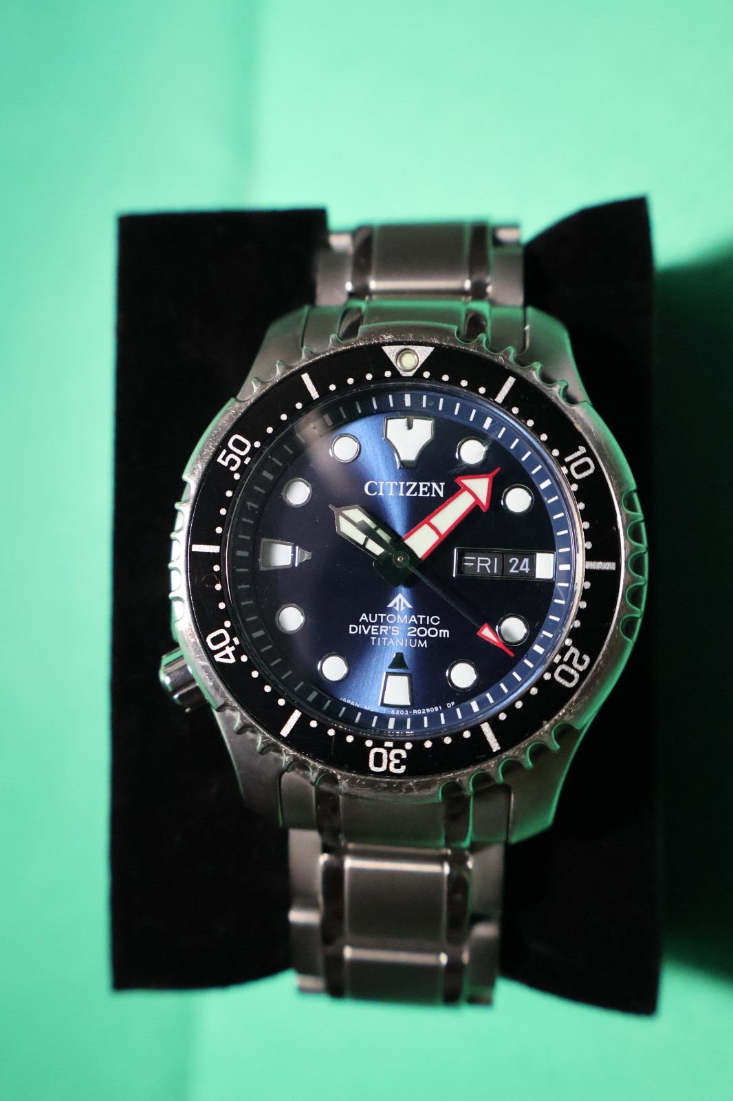 Citizen Promaster Dive Automatic Titanium NY 0100-50ME “Lefty” – Rare-