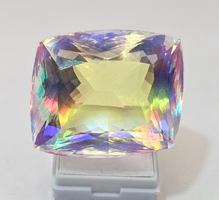 268-269 Ct Superb Mystic Topaz Cushion Cut Natural EGL Certified Loose Gemstone
