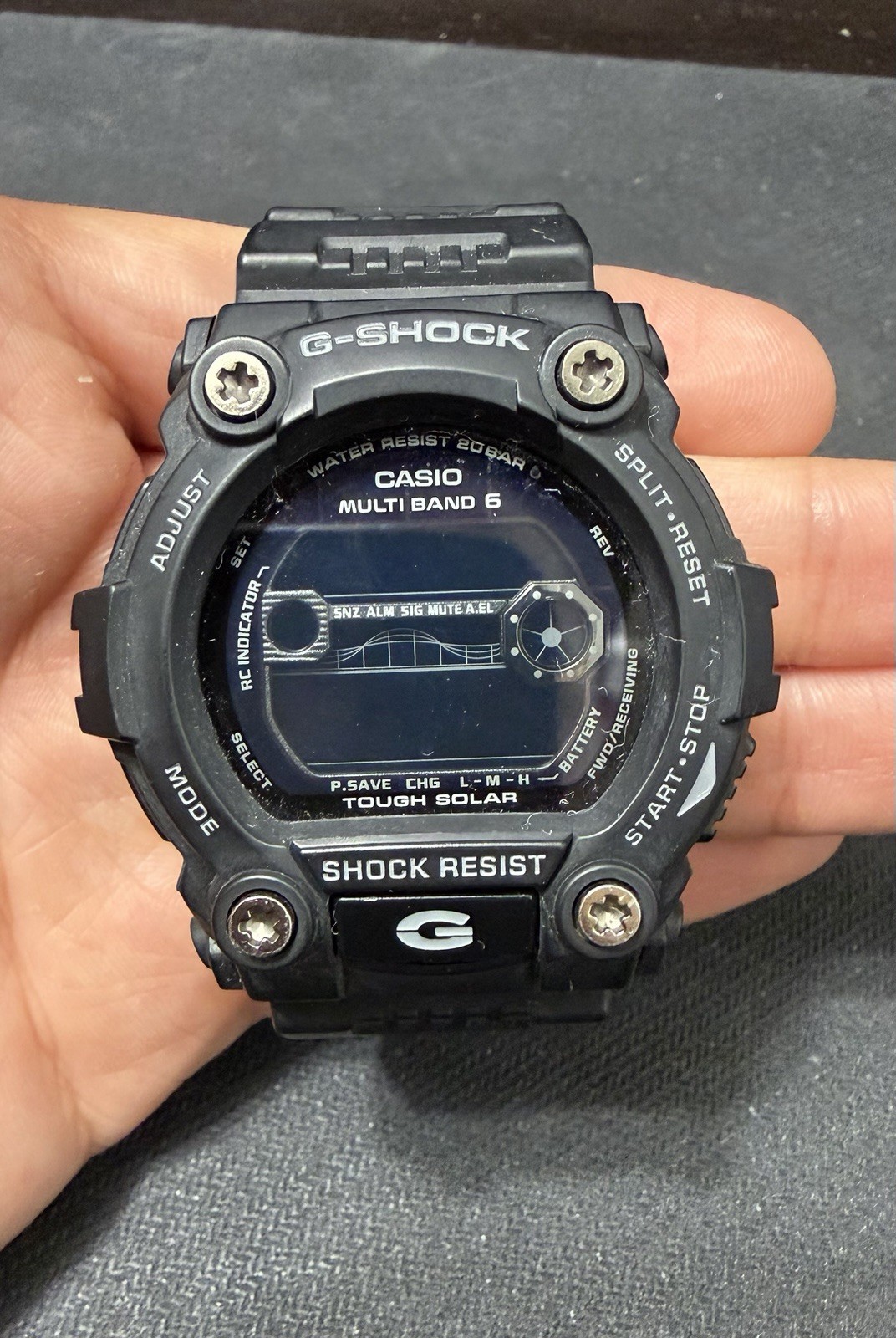 Casio G-Shock GW-7900B-1 Tough Solar Multi Band 6 – Box & Papers