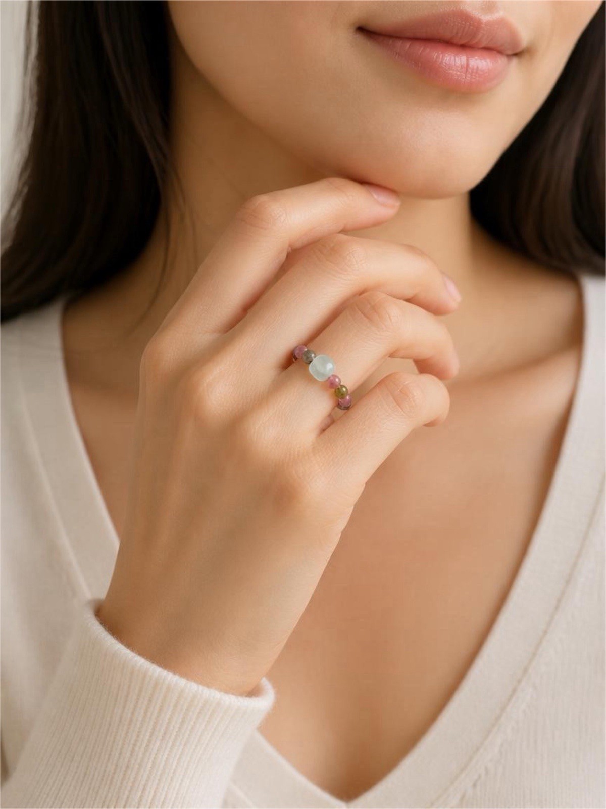 Adjustable Colorful Ring