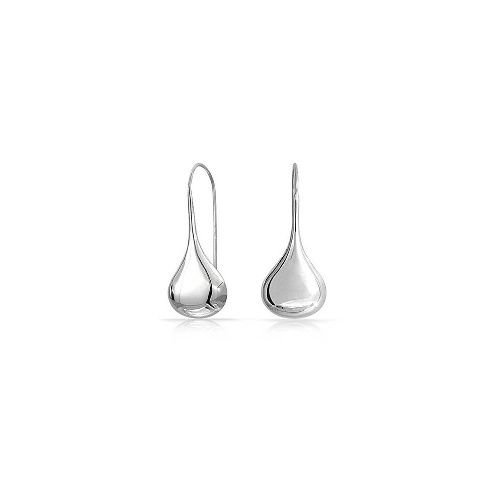 925 Sterling Silver Dangle Earrings, Tear Drop Hook Dangle Drop Earrings -Women