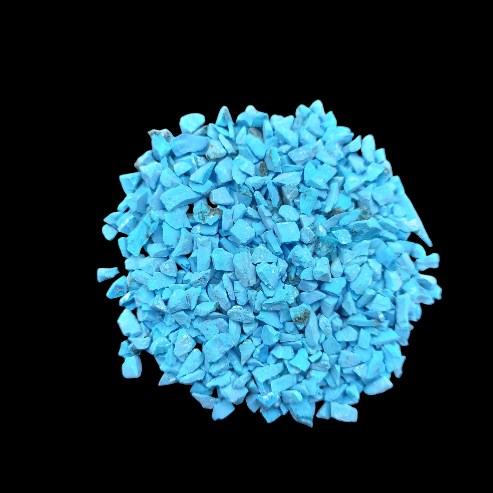 New Natural Turquoise coarse Crushed Powder For Massage Use Ring inlay