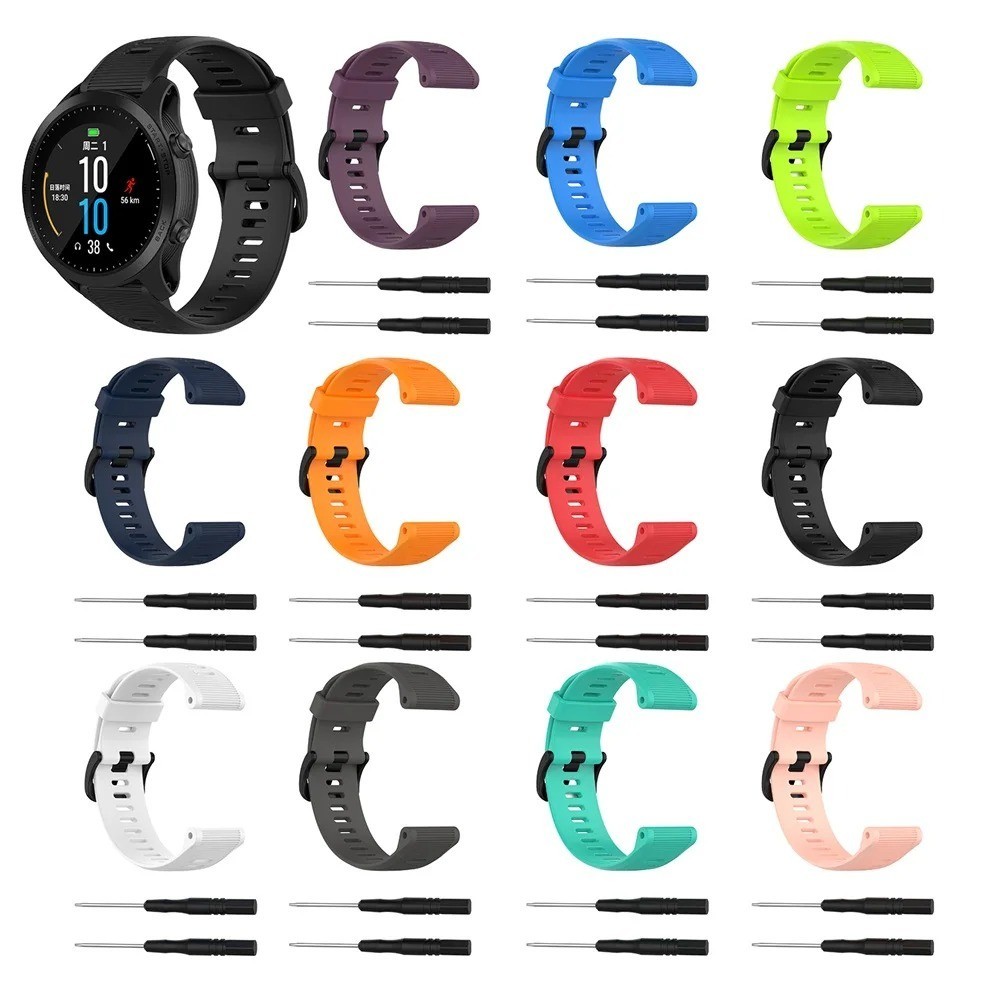 For Garmin Forerunner 935/945 Duty Silicone Unisex Replacement Watch Band Strap