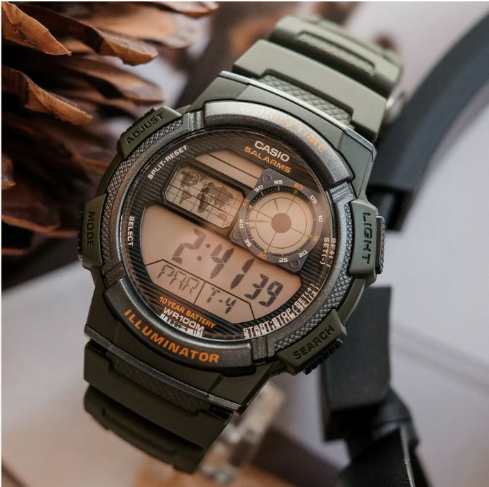 GENUINE ORIGINAL Brand New Casio F91W F-91-W / AE1000W AE-1000-WWrist Watch
