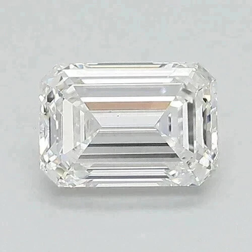 3.07 Cts Emerald Cut IGI Certified Lab Grown CVD Diamond D Color VVS2 Clarity