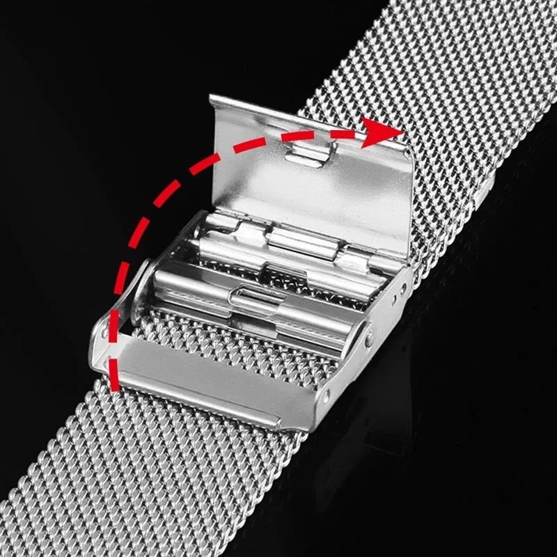 Premium Stainless Steel Milanese Mesh Watch Band Strap 12/14/16/18/20/22/24mm