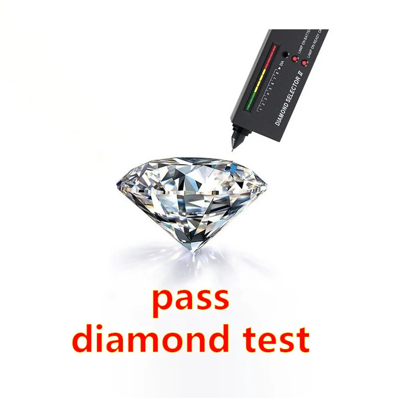 Colorful 0.1ct-5ct Full Size Loose Moissanite Stone VVS1 Gemstones GRA Wholesale