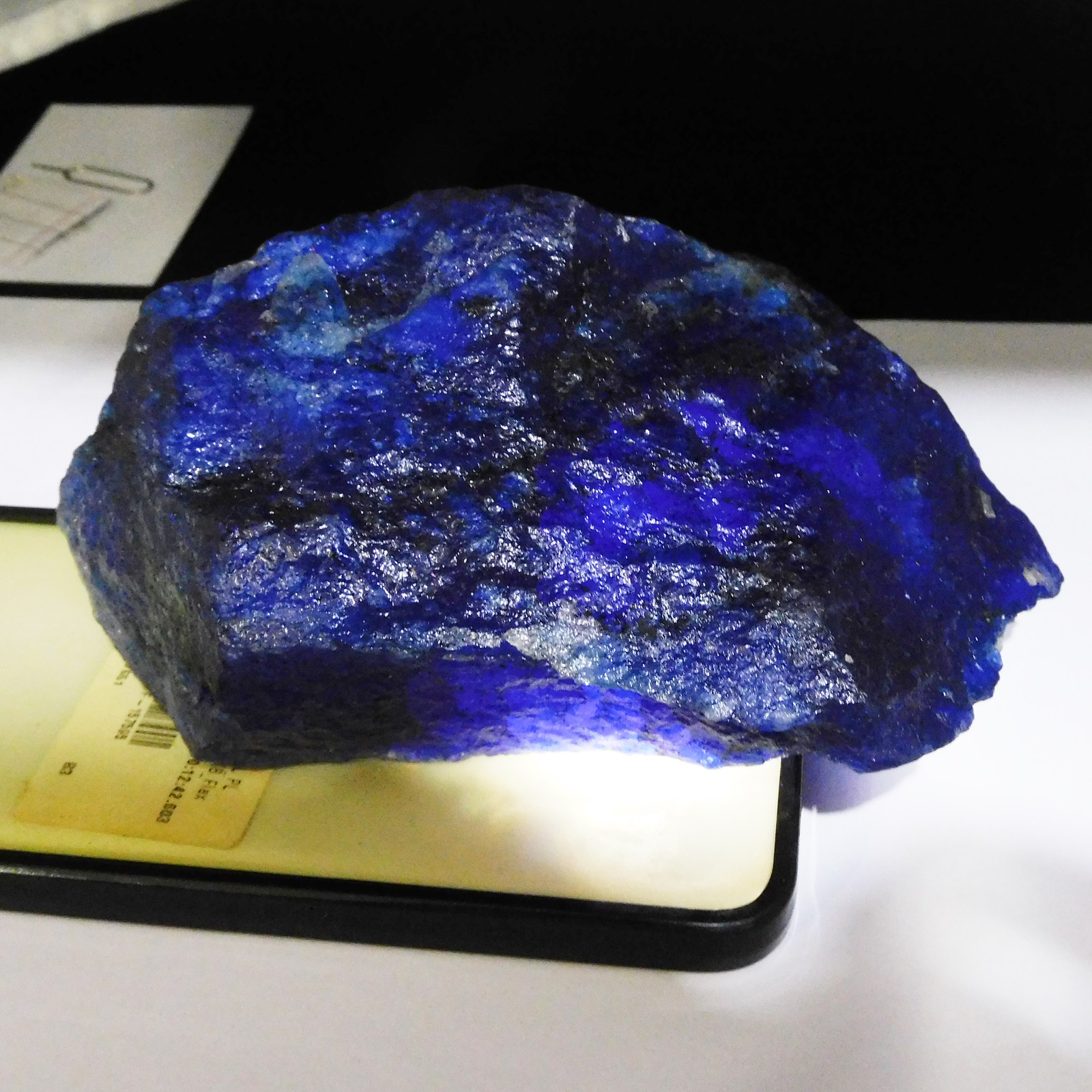 126.40 Ct Natural Blue Sapphire Uncut Raw Rough CERTIFIED Loose Gemstone