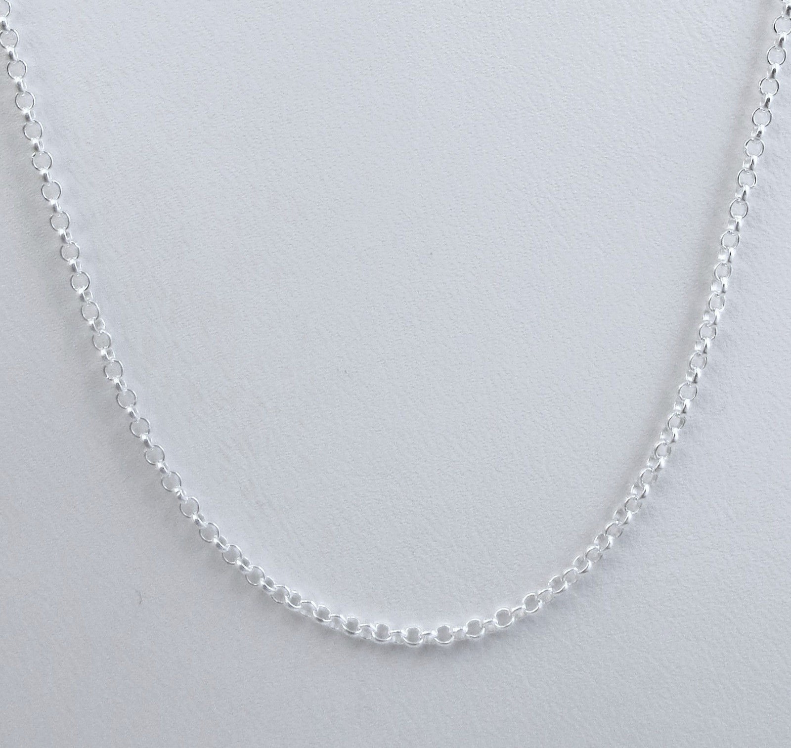Sterling Silver 1.5mm Rolo Chain. Pure .925 Italian. 14,16,18,20,22,24,30 Inches