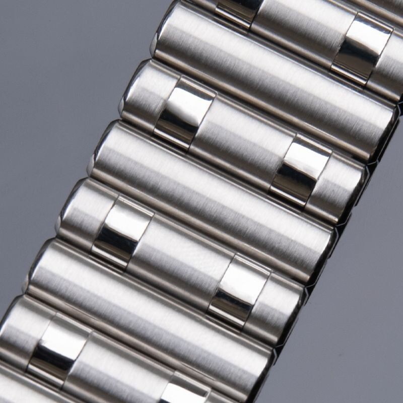 24mm 316L Steel Bracelet Metal Watch Band Strap Fits Breitling Chronomat B01