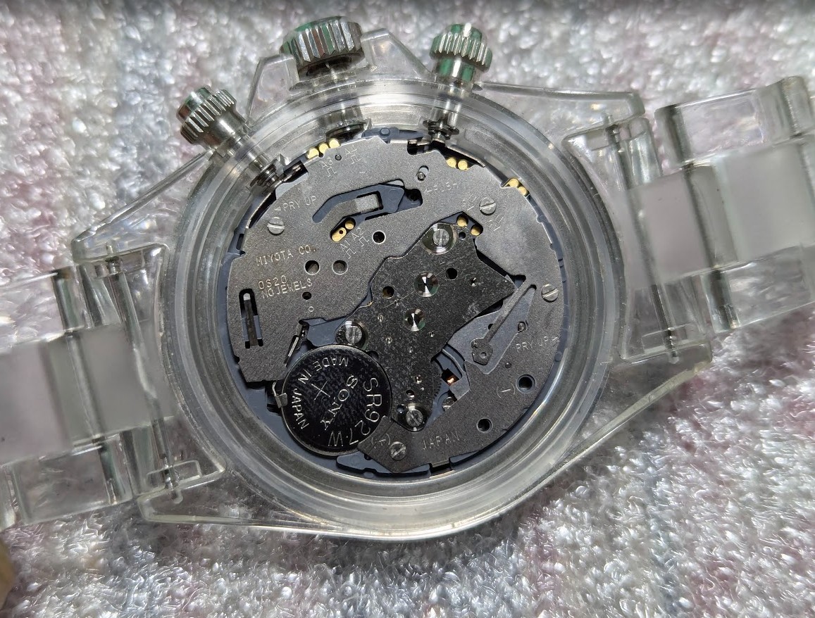 RARE men’s watch NEWMAN Chronograph Comes with a very light plastic bracelet