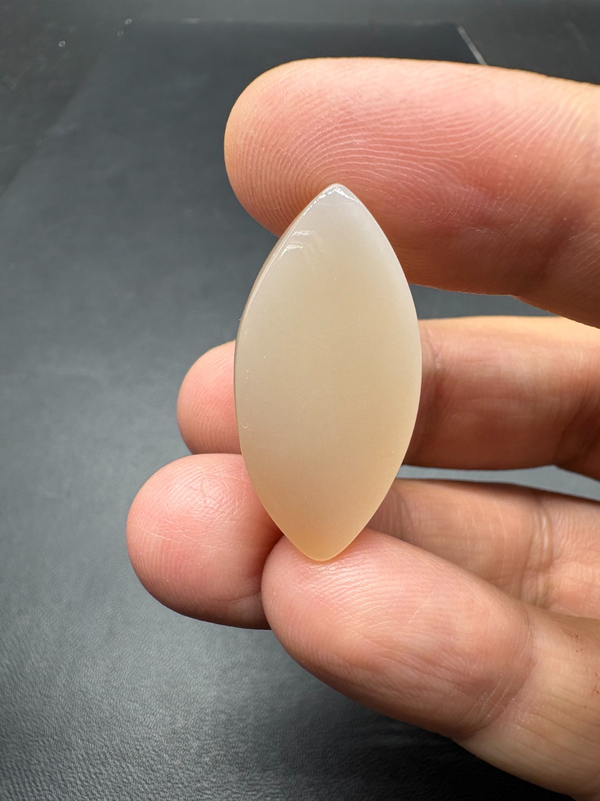 Natural Peach Moonstone Marquise Cabochon 30X15mm Loose Gemstone | 30.02 Carats
