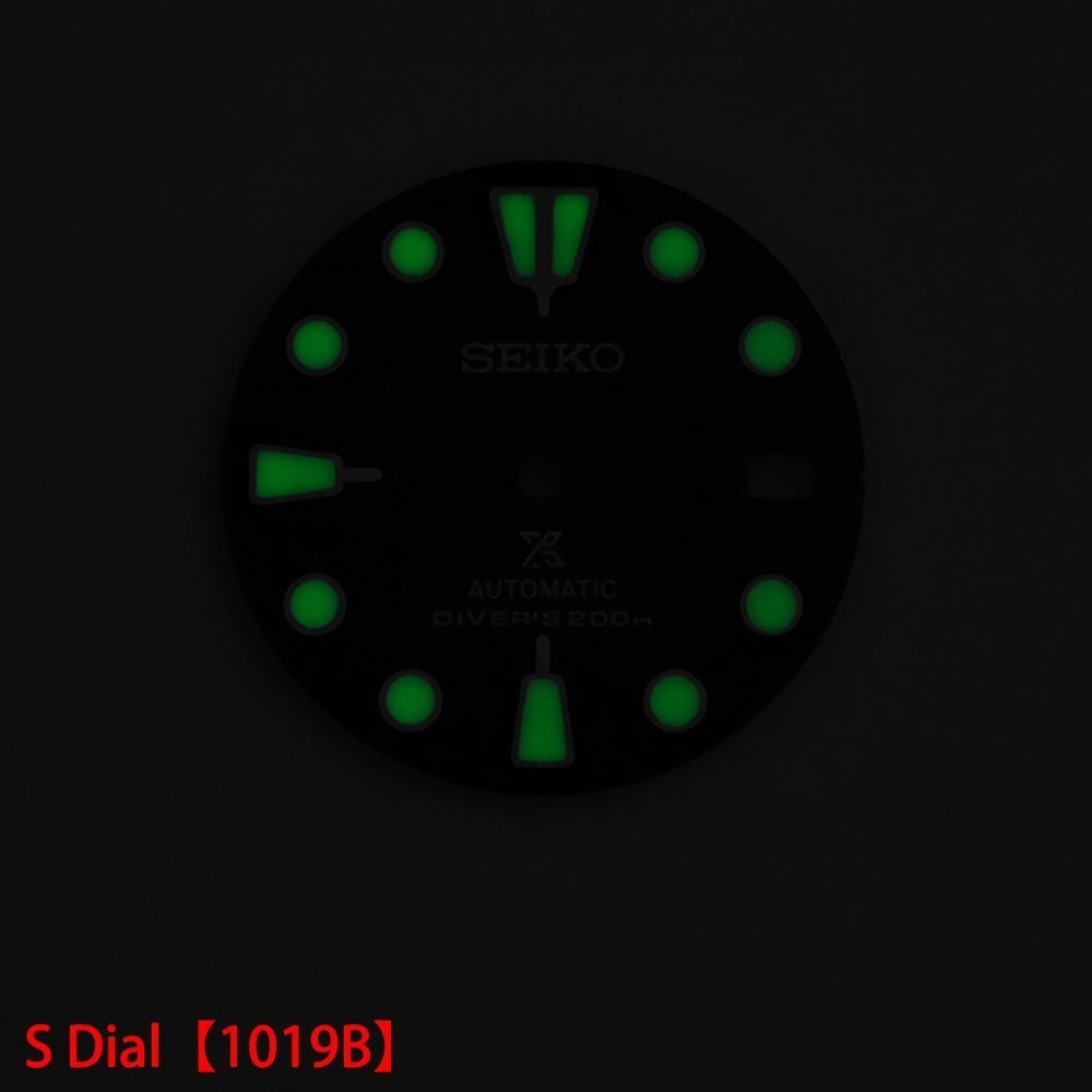 28.5mm Watch Dial Green Luminous Fit NH35 NH36 Movement Watches Faces