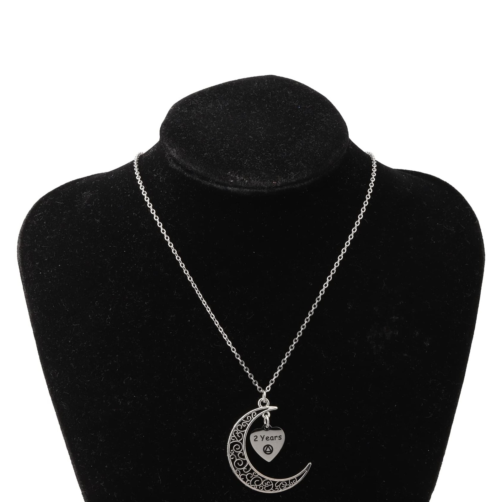 AA Sobriety Anniversary Necklace 6 Month 1 Year 2 Year 3 Year Alcohol Addic – 01