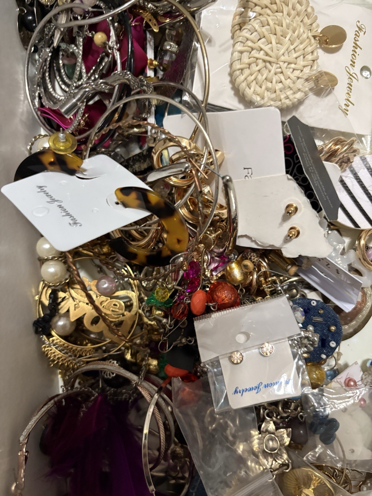 Mystery Jewelry Curation Jar- All Wearable – No Junk 1/2 Lb *see Description*
