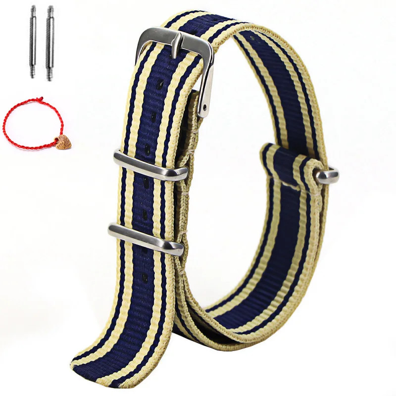 Nylon Watch Band 16mm 18mm 20mm 22mm Sport Strap US