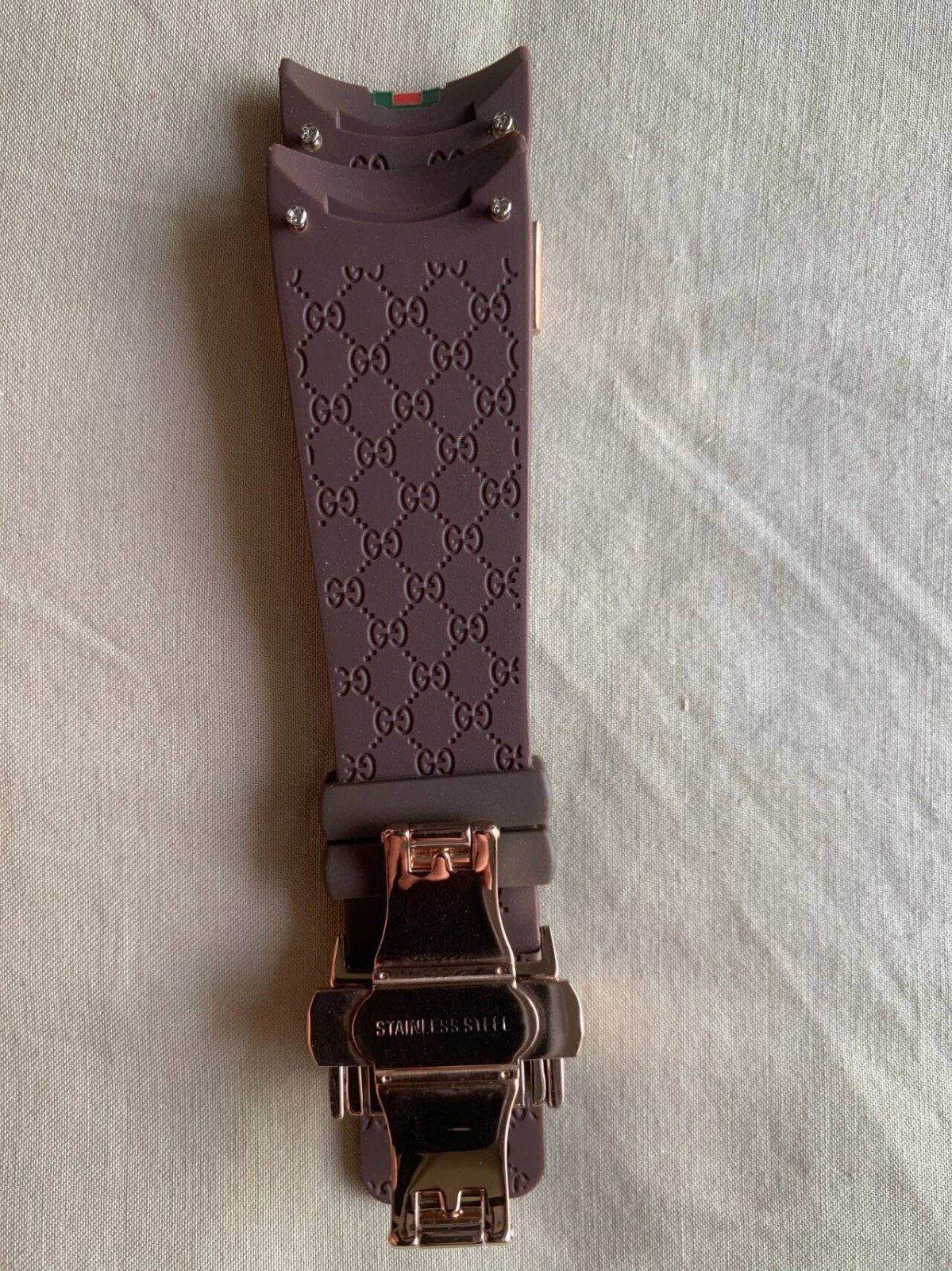 26MM Fit For I-Gucci Digital Men’s Watch YA114207 Rubber replacement Watch Strap