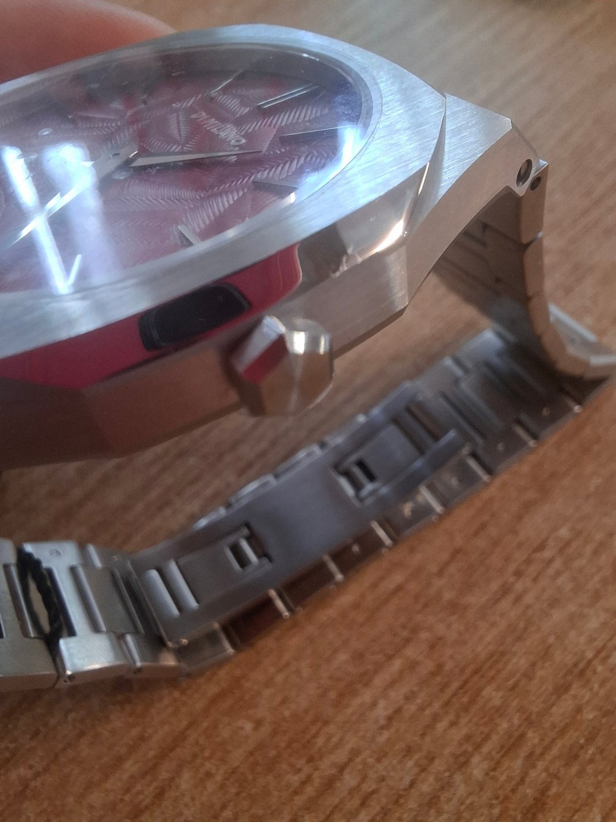 D1 MILANO ULTRA THIN UNISEX WATCH STAINLESS STEEL BARN RED UTBJ33 RRP £335 AD