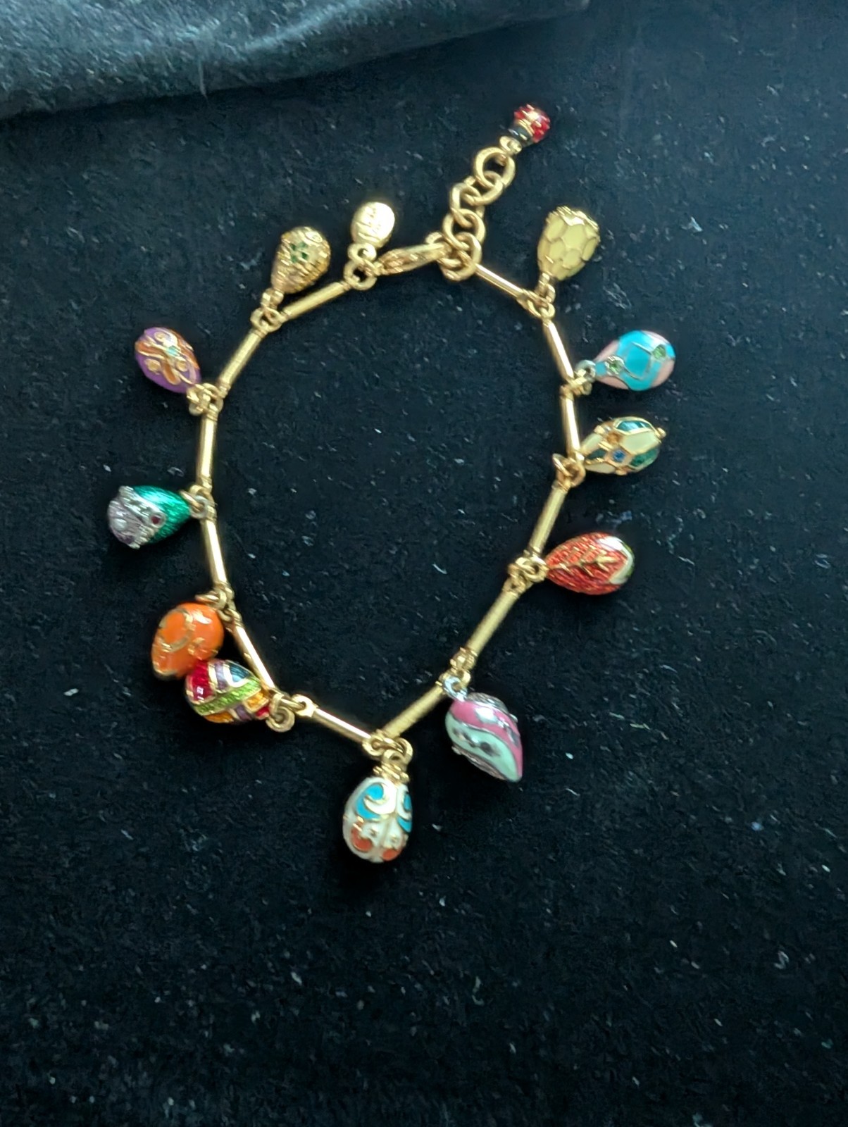 Vintage Joan Rivers Egg Bracelet