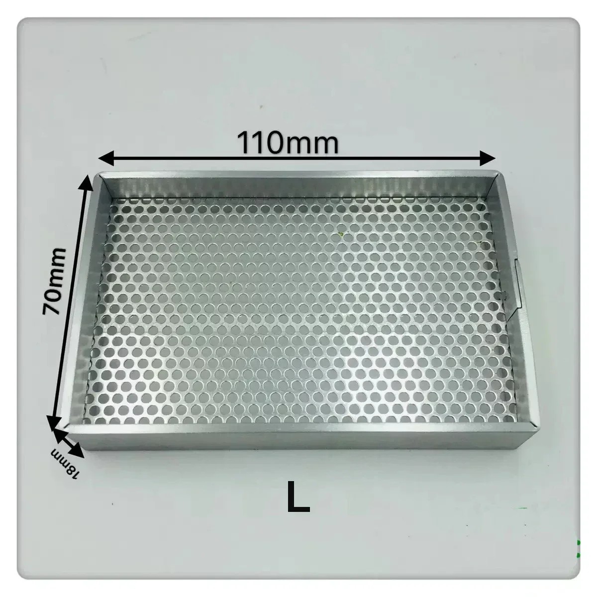 Aluminum Frame Steel Mesh Watch Parts Drying Storage Tray Organizer Tool