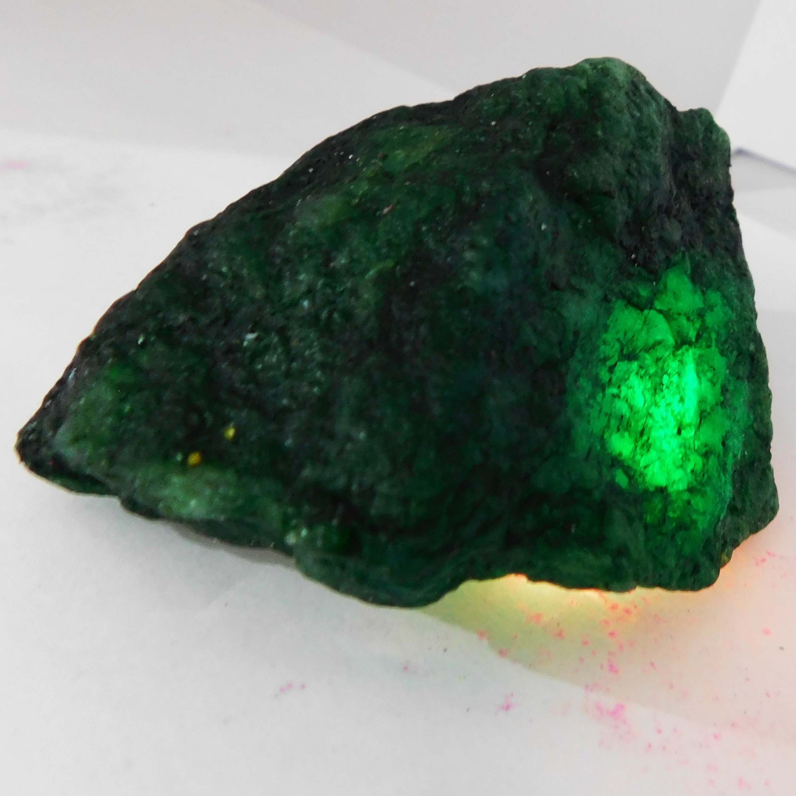 1035 Ct Natural Green Emerald Huge Rough Earth Mined CERTIFIED Loose Gemstone