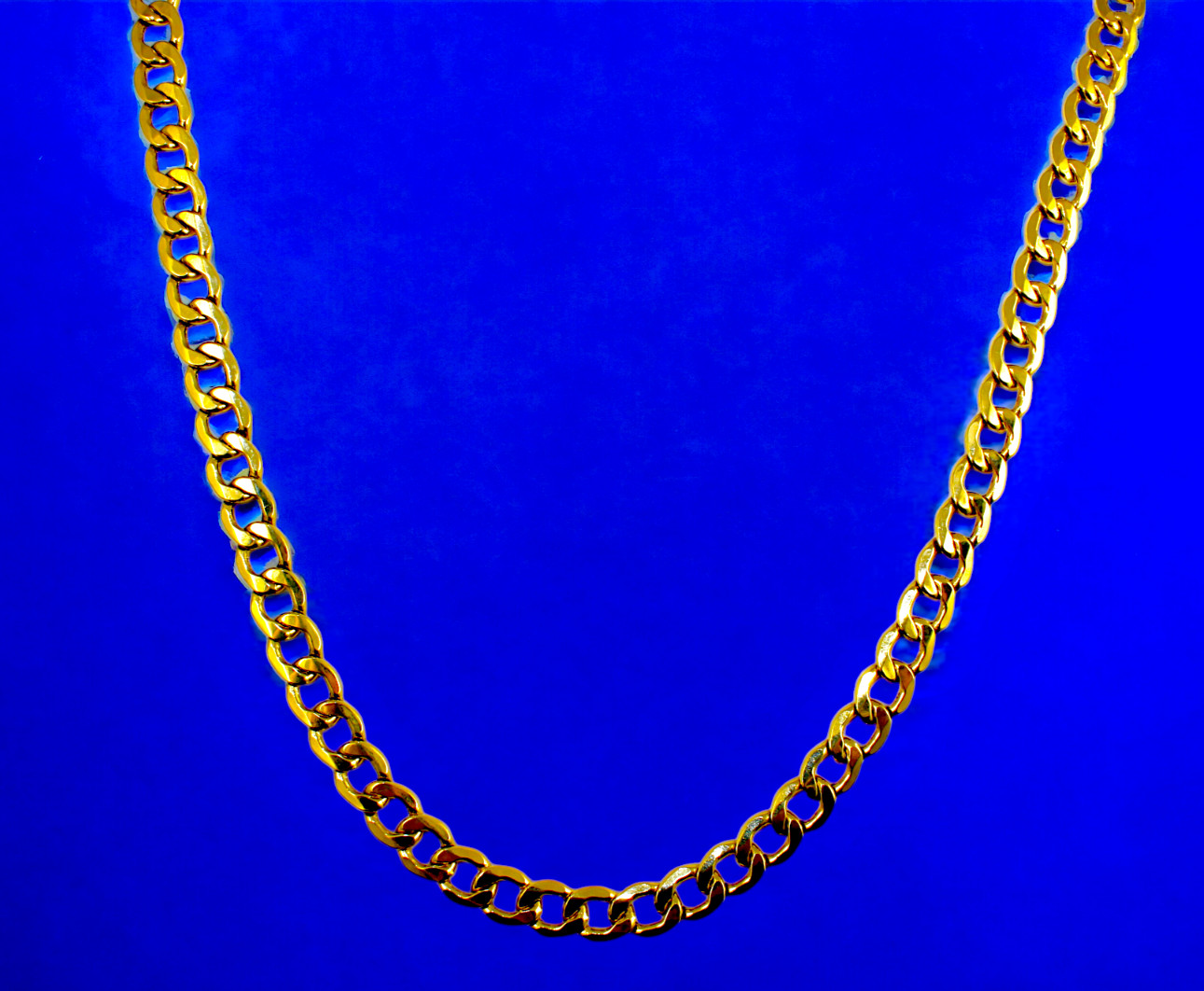 14K Yellow Gold 2mm-9mm Curb Cuban Necklace Bracelet Chain Men Women 7″-30″