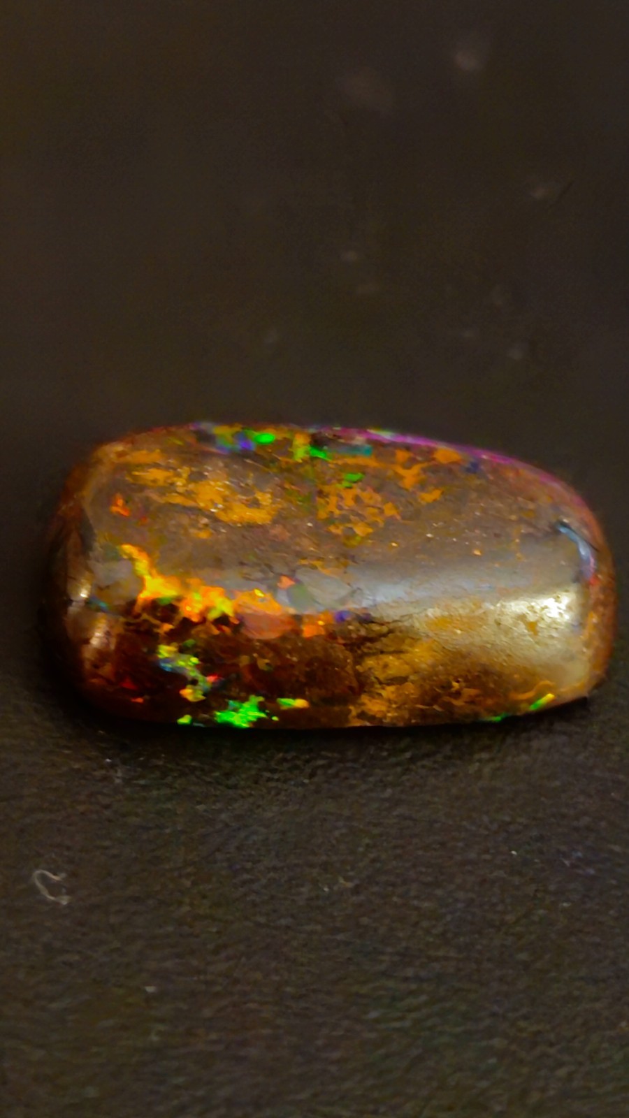 Boulder Opal Cabochon Gemstone From Queensland Australia- 6.39cts.
