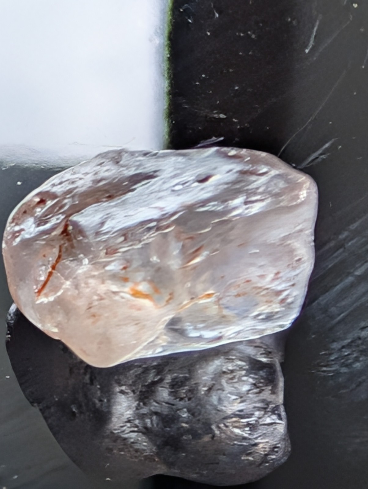 USA seller 6.28 Cut to IF SRI LANKA White Sapphire facet rough gemstone