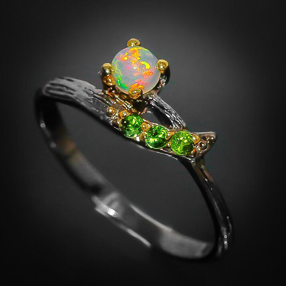 Heated Opal Silver 925 Sterling / RVS253