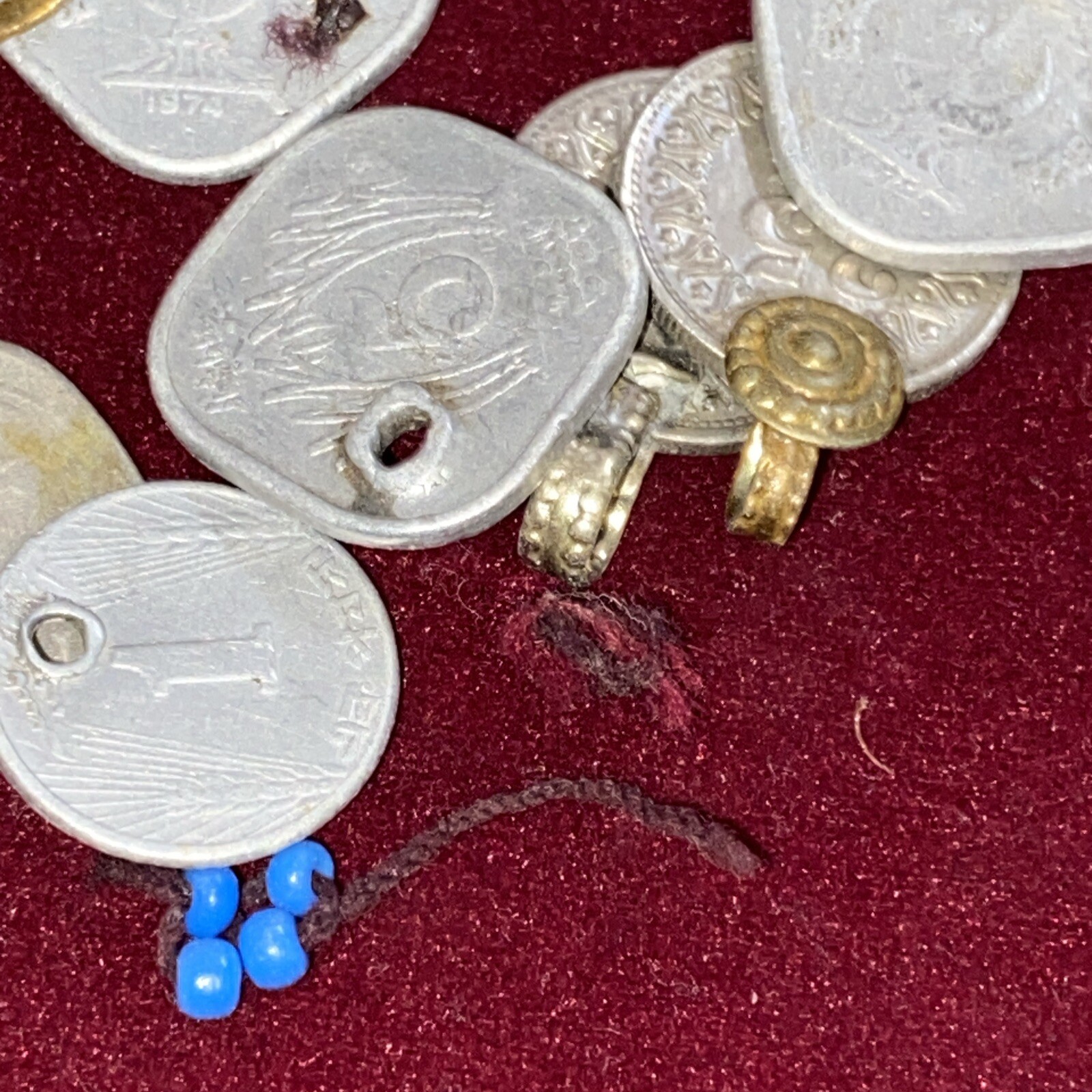 Lot Of More Than 50 Antique Pakistan Tribal Coin Amulet Pendant Islamic