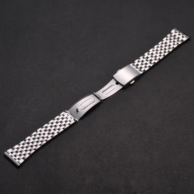 Premium Stainless Steel Watch Strap Band Mens Classic Metal Bracelet 18/20/22mm