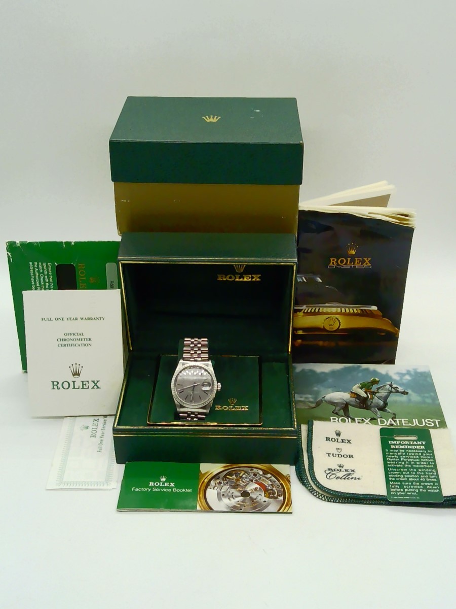 ROLEX 1987 Gent’s Wristwatch 16030 SLATE 36MM STAINLESS DATEJUST JUB (EC2039638)