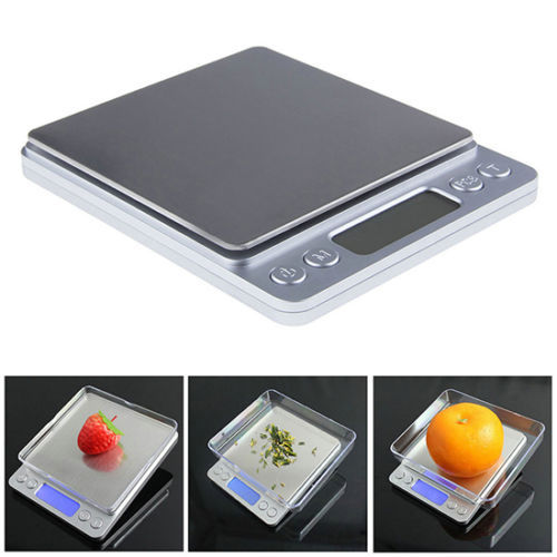 2000g x 0.1g Precision Digital Gram Jewelry Scale LCD Display FE NEW
