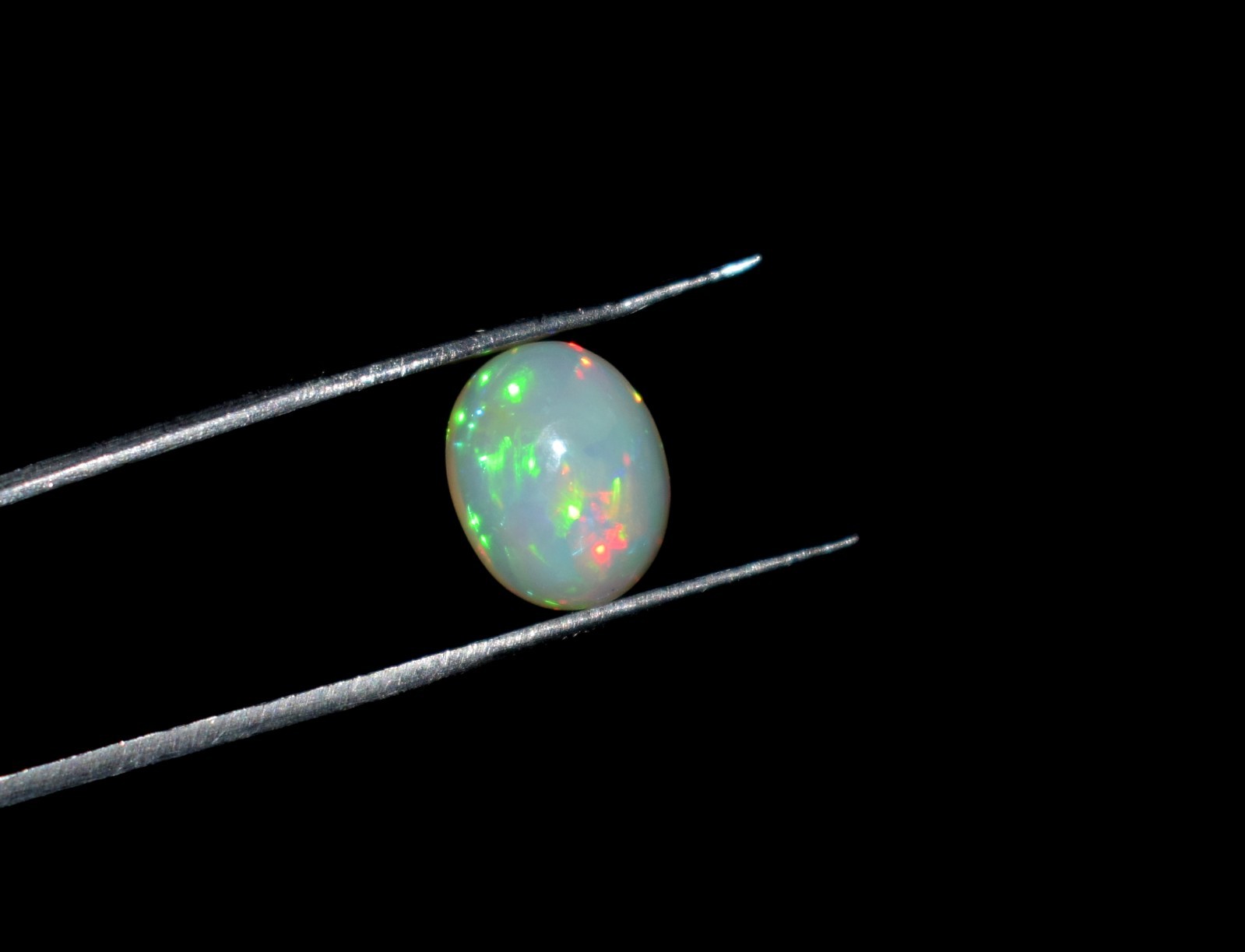 Natural Ethiopian Wello Fire Opal Cabochon Gemstone 7X9mm Loose AAA A11