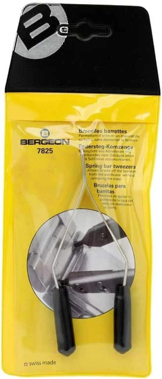 Bergeon 7825 Spring Bar Tweezer Lug Removal Fitting Tool