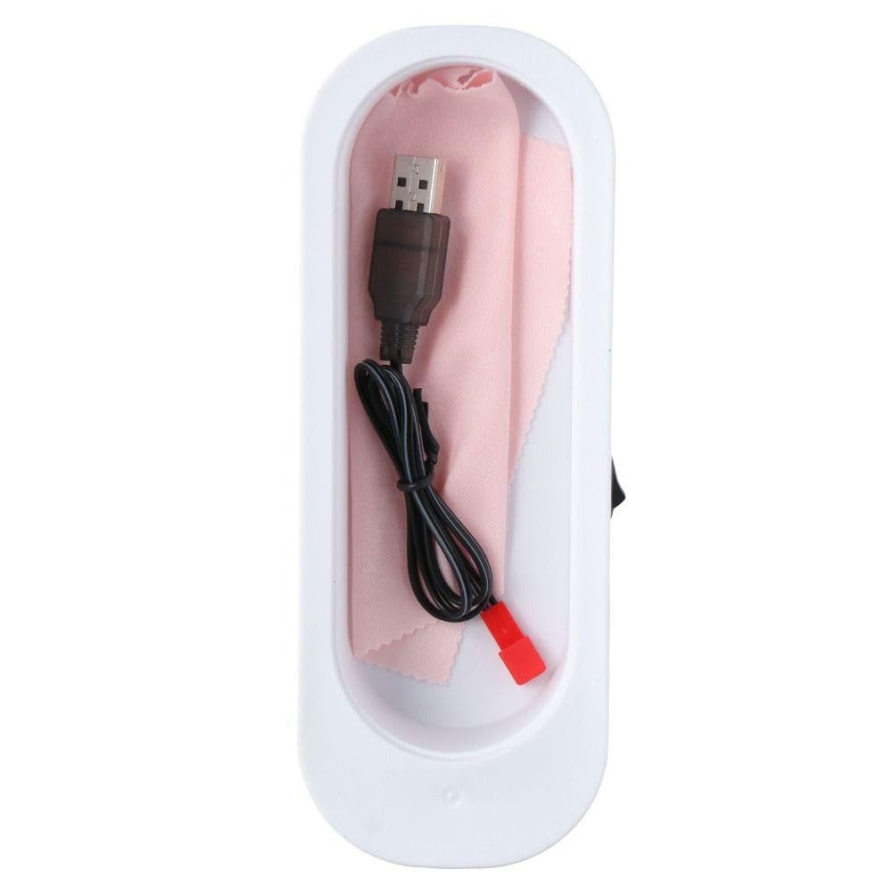 Ultrasonic Jewelry Cleaner,Home Mini Scaling Kit Cleaner,Light Wave Irradiation,