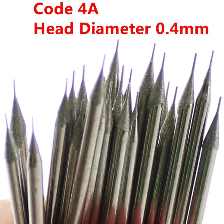 60Pcs 0.4-1.5mm Diamond Drill Bits Set Drilling Jewelry Lapidary Tools For Stone