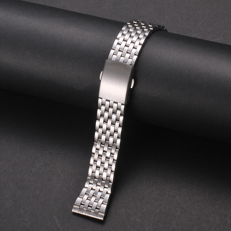 Premium Stainless Steel Watch Strap Band Mens Classic Metal Bracelet 18/20/22mm