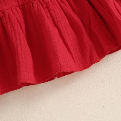 4th of July Toddler Girl Outfit Fourth of July USA 18-24 Months Red Usa
