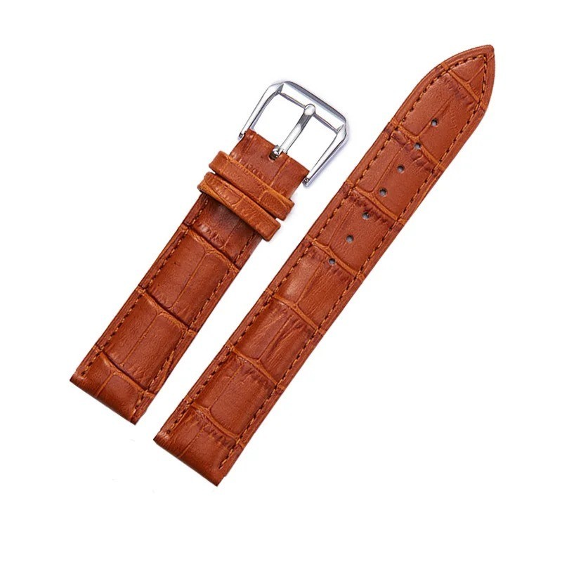 12mm 14mm 16mm 17mm 18mm 20mm 21mm 22mm Genuine Leather Watch Band Replacement
