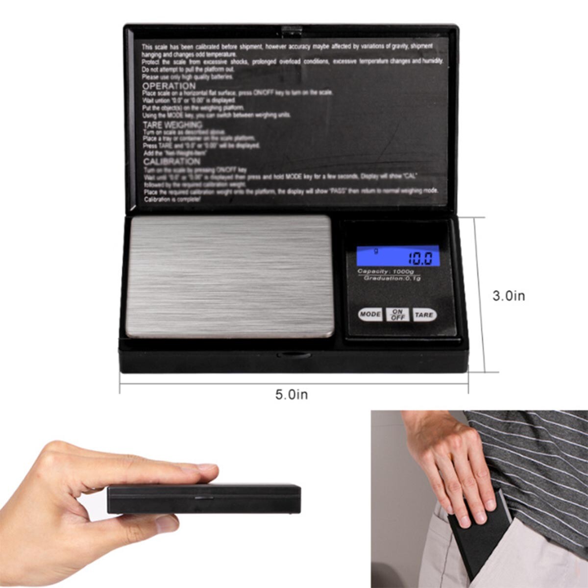 G/OZ/GN/CT/DWT Digital Kitchen Scale – Cooking, Baking, Meal and Food Prep Scale