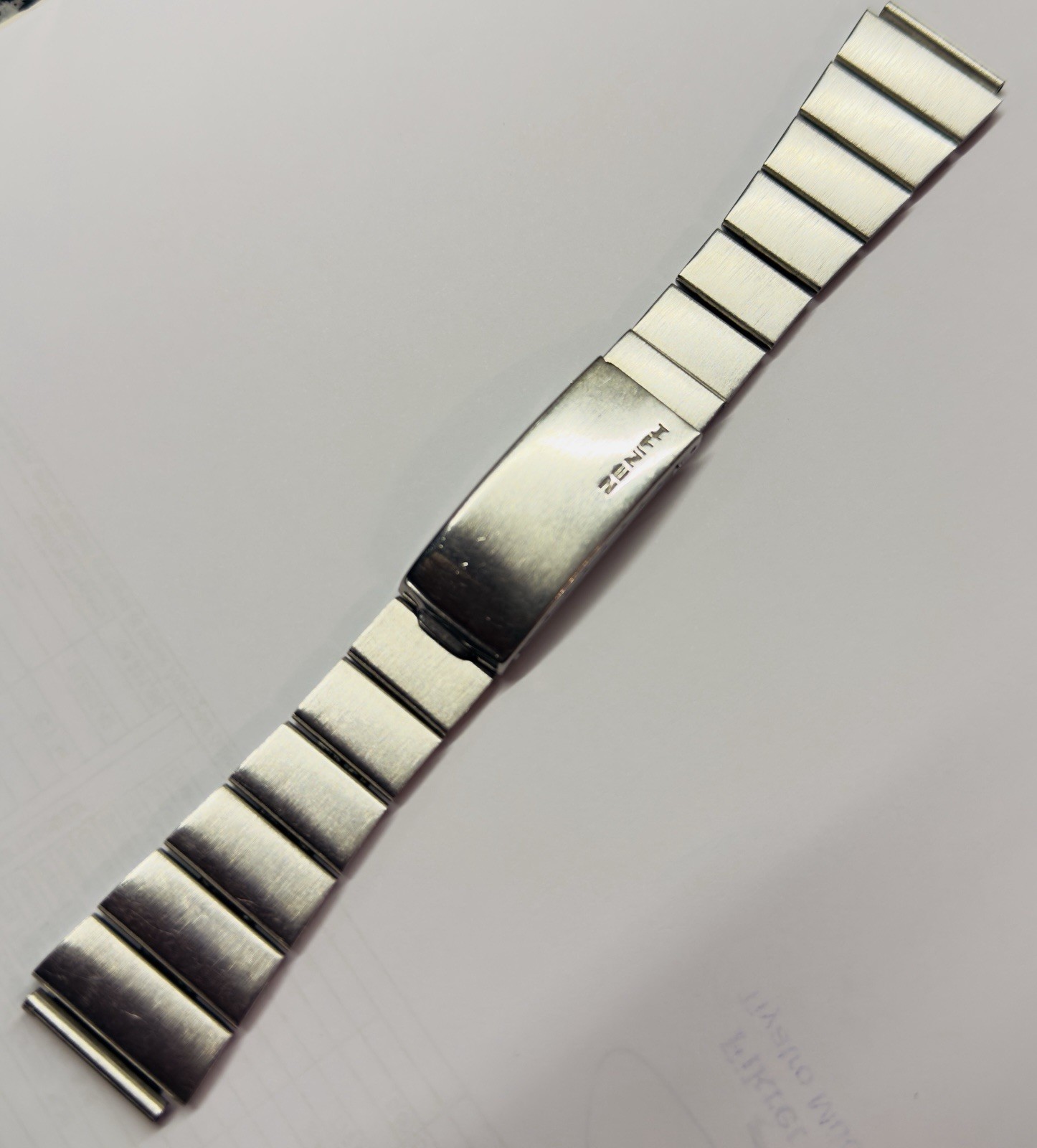 Zenith Stainless Steel Gay & Freres Bracelet 20MM In Very Good Condition 3/69