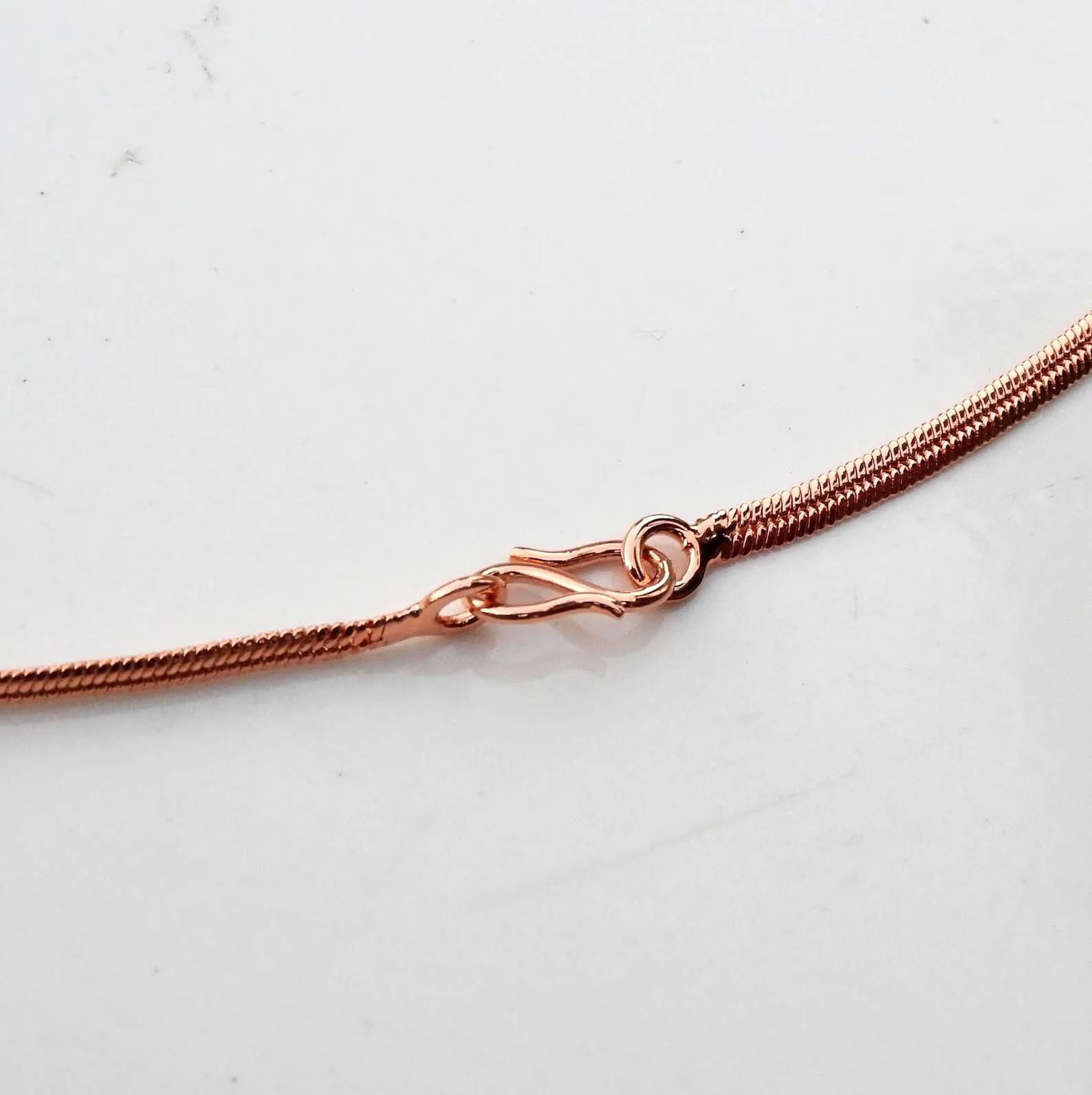 16 inch Pure Copper Herringbone Chain Necklace, Healing Copper Jewelry Spiritual