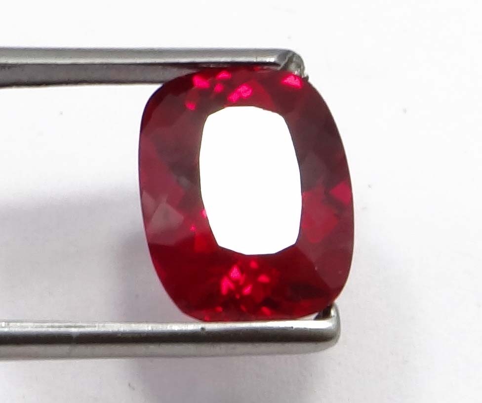 NATURAL 13.05 CTS PIGEON BLOOD RED RUBY coushion GEMSTONE CERTIFIED