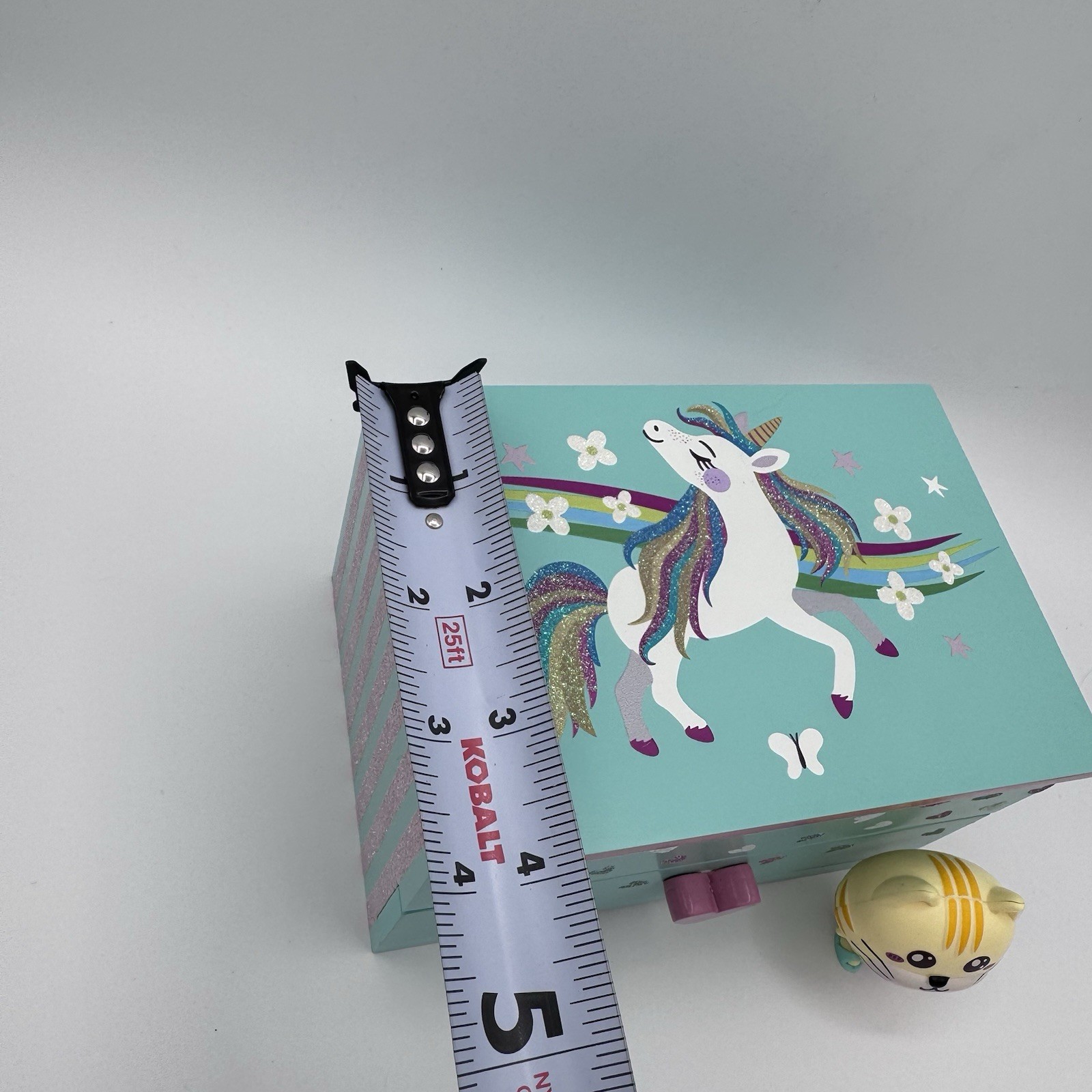 Girl’s Jewelry Music Box with Drawer & Dancing Unicorn To “Over the Rainbow” Toy