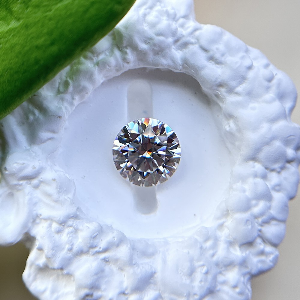 1PCS 3~20mm D color Round Brilliant Loose Moissanite Gemstone White for Jewelry