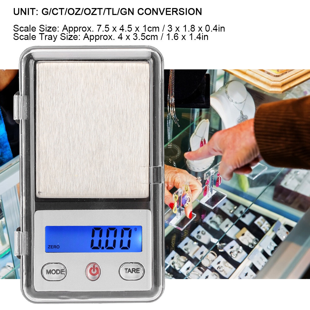 Digital Jewelry Scale small Portable Electronic High Precision Gram Scale Jew AP